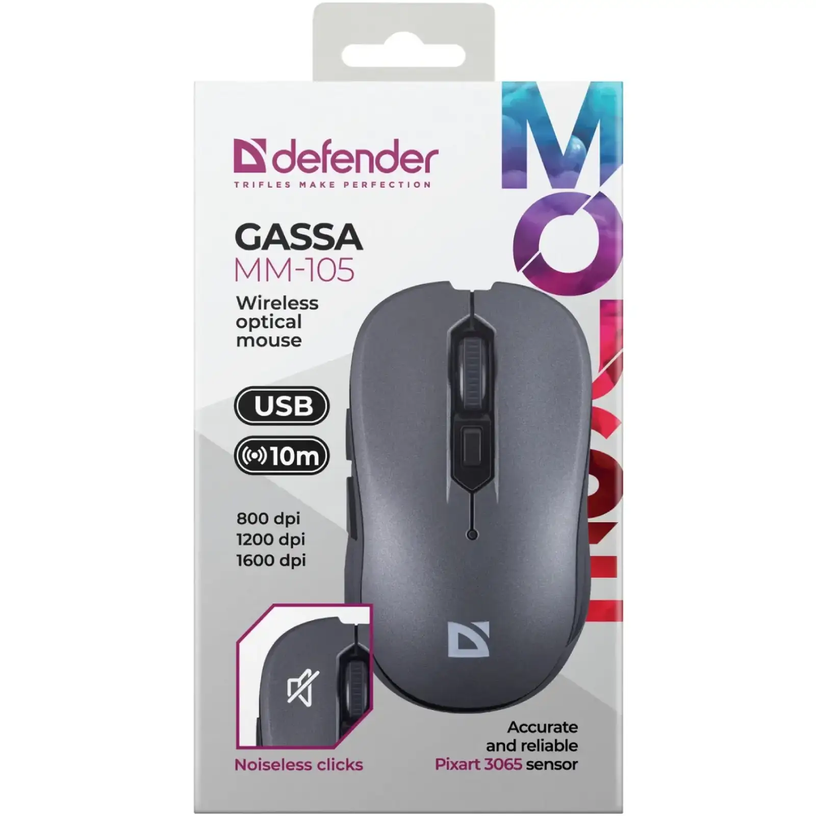 Мышь Defender Gassa MM-105 (52104) UA