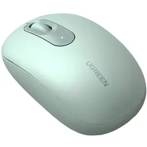 Мишка UGREEN 2.4GHz MU105, бездротова, 2400dpi., 3кн., Зелена (90672) UA