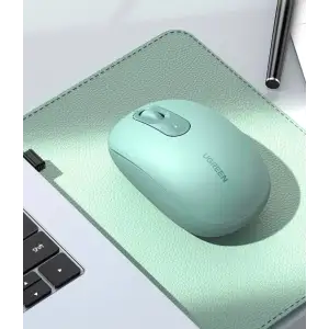Мишка UGREEN 2.4GHz MU105, бездротова, 2400dpi., 3кн., Зелена (90672) UA