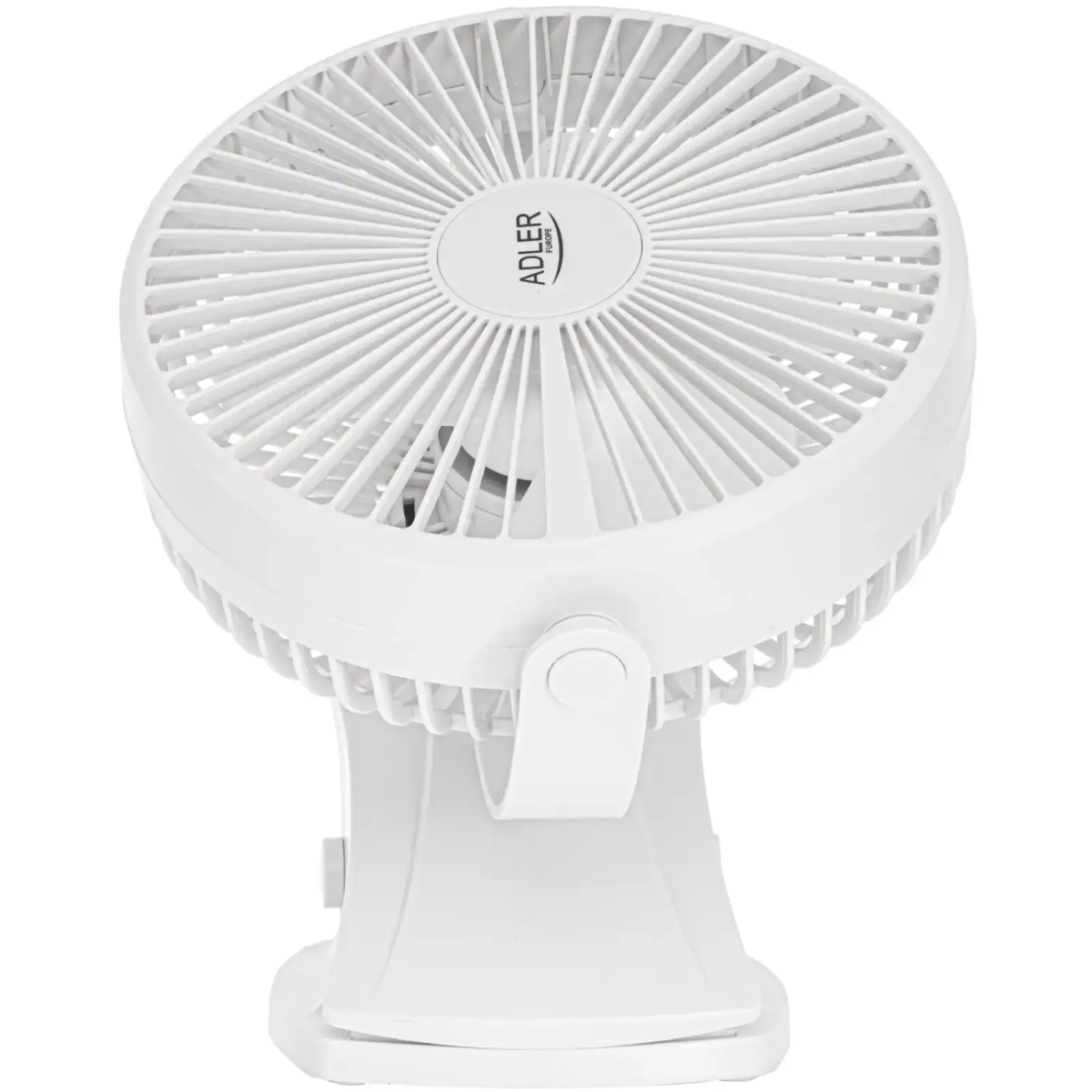 Вентилятор AdlerAD 7342 white настільний/ акумуляторний/ 5Вт/ D=15.5см/ USB-C/ білий (AD7342W) UA