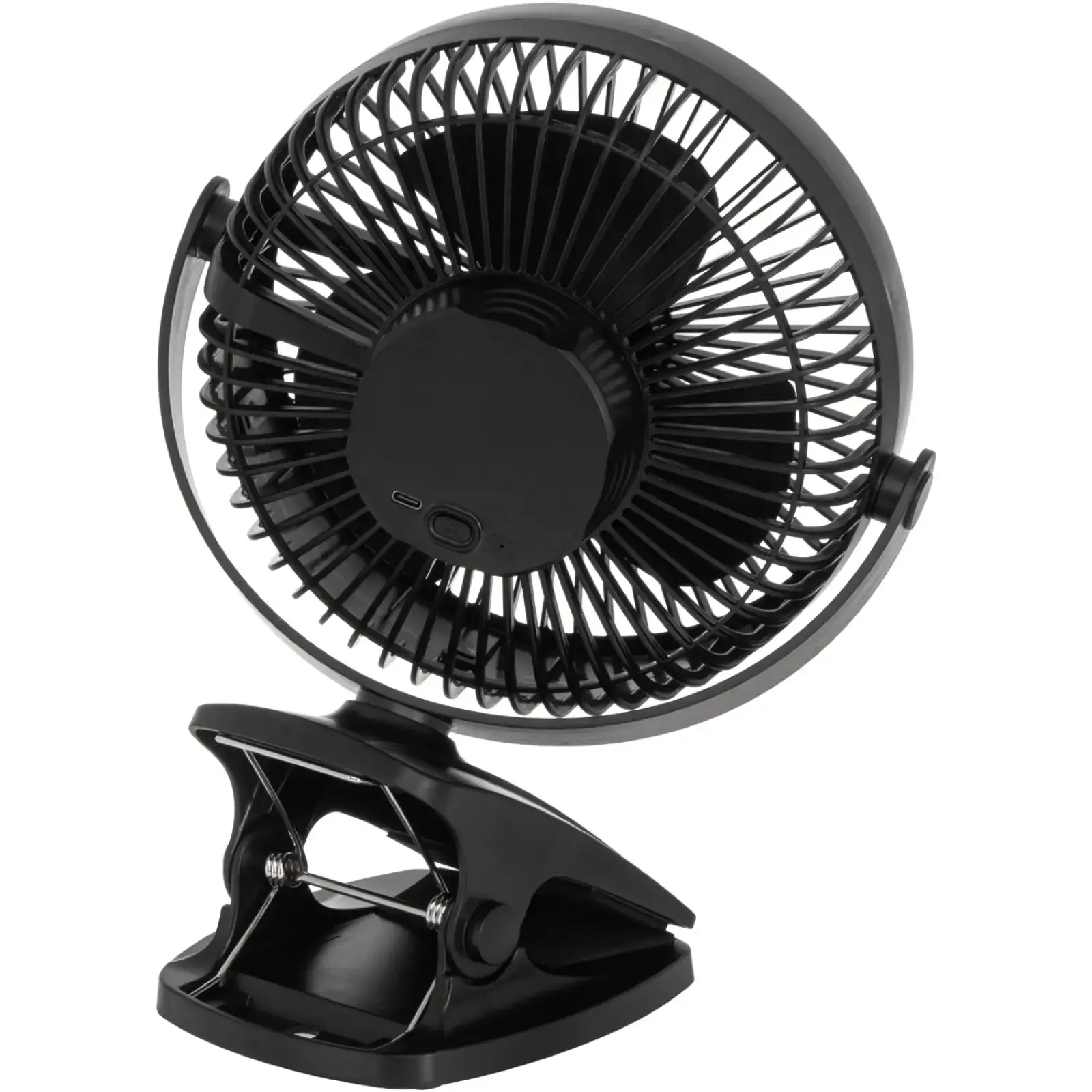 Вентилятор AdlerAD 7342 black настільний/ акумуляторний/ 5Вт/ D=15.5см/ USB-C/ чорний (AD7342B) UA