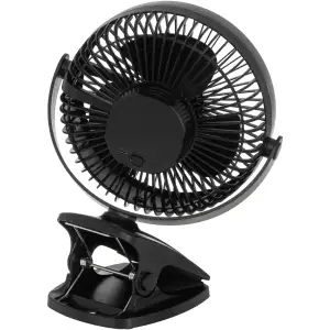 Вентилятор AdlerAD 7342 black настільний/ акумуляторний/ 5Вт/ D=15.5см/ USB-C/ чорний (AD7342B) UA