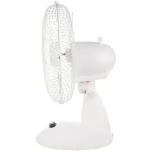 Вентилятор AdlerAD 7302 white настільний/ 45Вт/ D=23см/ автоповорот/ білий (AD7302) UA