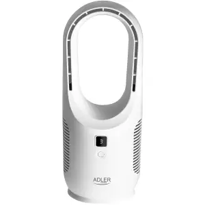 Вентилятор AdlerAD 7343 настільний/ безлопатевий/ акумуляторний/ 5Вт/ Li-ion 2200mAh/ USB-C/ білий (AD7343) UA