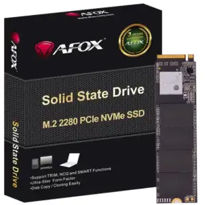SSD накопичувач 512Gb AFox ME300 M.2 2280 PCIe NVMe Gen 3x4 3D TLC NAND, Retail (ME300-512GN) UA