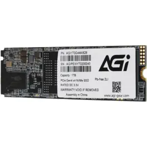 SSD накопичувач 1Tb AGI AI828 M.2 2280 PCIe Gen 4x4 NVMe 1.4 3D NAND, Retail (AGI1T0G44AI828-CB) UA