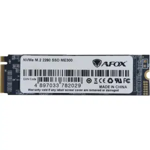 SSD накопичувач 1Tb AFox ME300 M.2 2280 PCIe NVMe Gen 3x4 3D TLC NAND, Retail (ME300-1000GN) UA