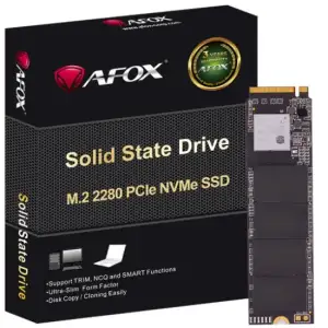 SSD накопичувач 1Tb AFox ME300 M.2 2280 PCIe NVMe Gen 3x4 3D TLC NAND, Retail (ME300-1000GN) UA