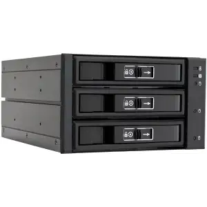 Бекплейн Chieftec CBP-2131SAS 2x5.25" -> 3x3.5" HDDs Hot-Swap Aluminium UA