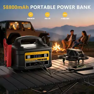 Автомобільний Jump Starter VT-Pro 10000A, 12V/24V, 58800mAh, 215.8 Вт/год Vtoman UA