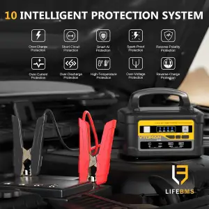 Автомобільний Jump Starter VT-Pro 10000A, 12V/24V, 58800mAh, 215.8 Вт/год Vtoman UA