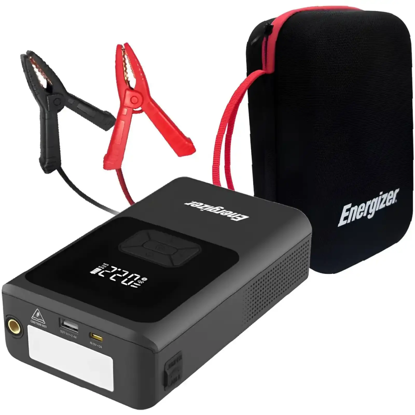 Автомобільний Jump Starter 10000mAh 37W USB-C,USB-A, 160 PSI, ліхтар 2W Energizer (JE10000JP) UA
