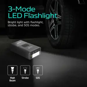 Автомобільний Jump Starter 10000mAh 37W USB-C,USB-A, 160 PSI, ліхтар 2W Energizer (JE10000JP) UA