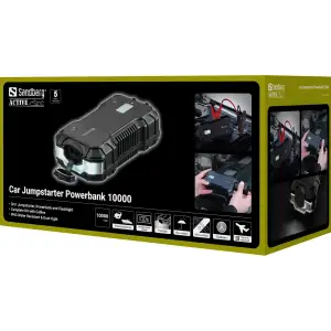 Автомобільний Jump Starter 10000mAh 18W USB-C,USB-A, ліхтар 2W Sandberg (420-98) UA