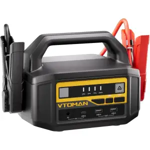 Автомобільний Jump Starter V-Truck 6000A, 12V/24V, 36400mAh, 145Вт, 133.59 Вт/год Vtoman UA