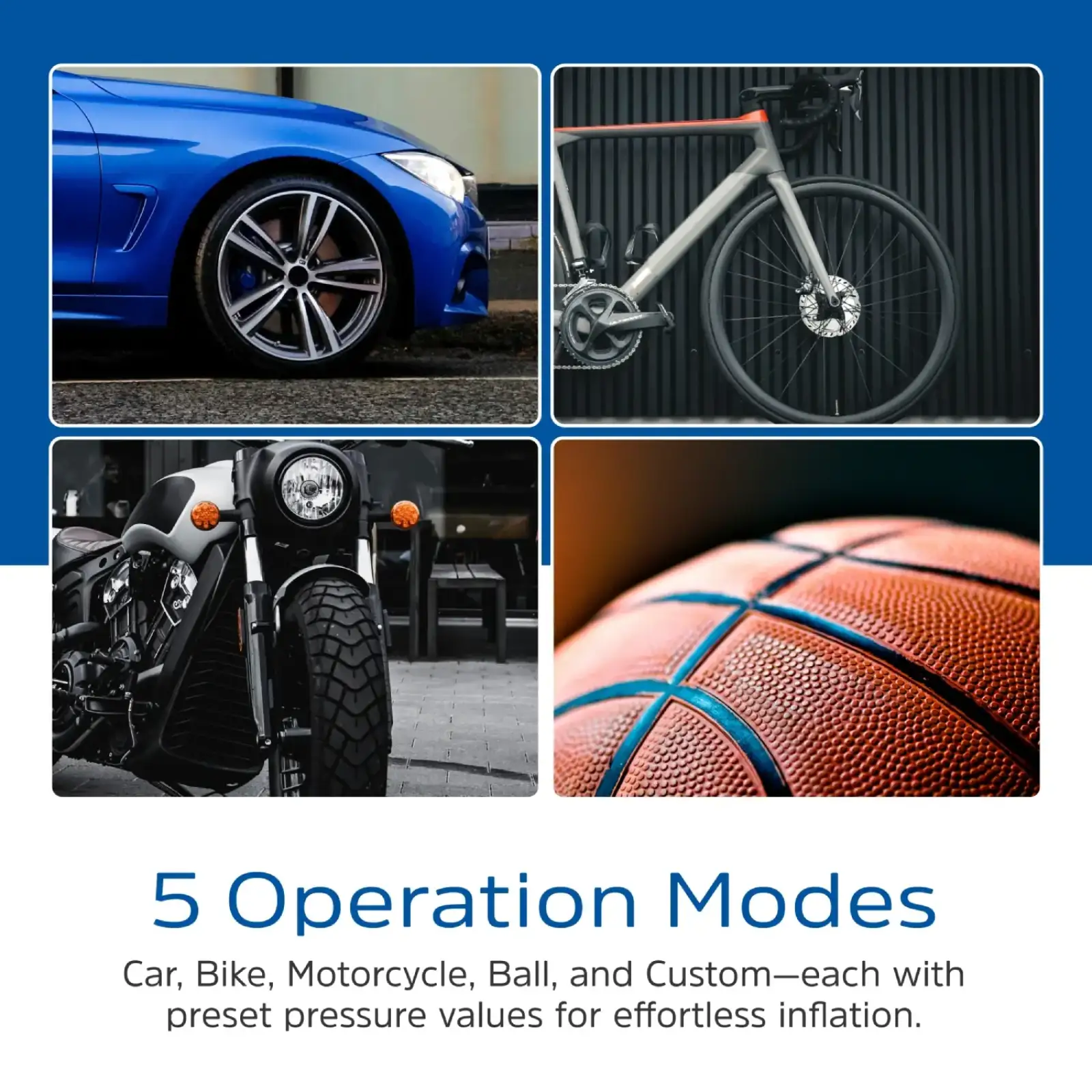Автомобільний портативний компресор Energizer PAC4000 150 PSI, Power Bank 2000 мАг, Black UA