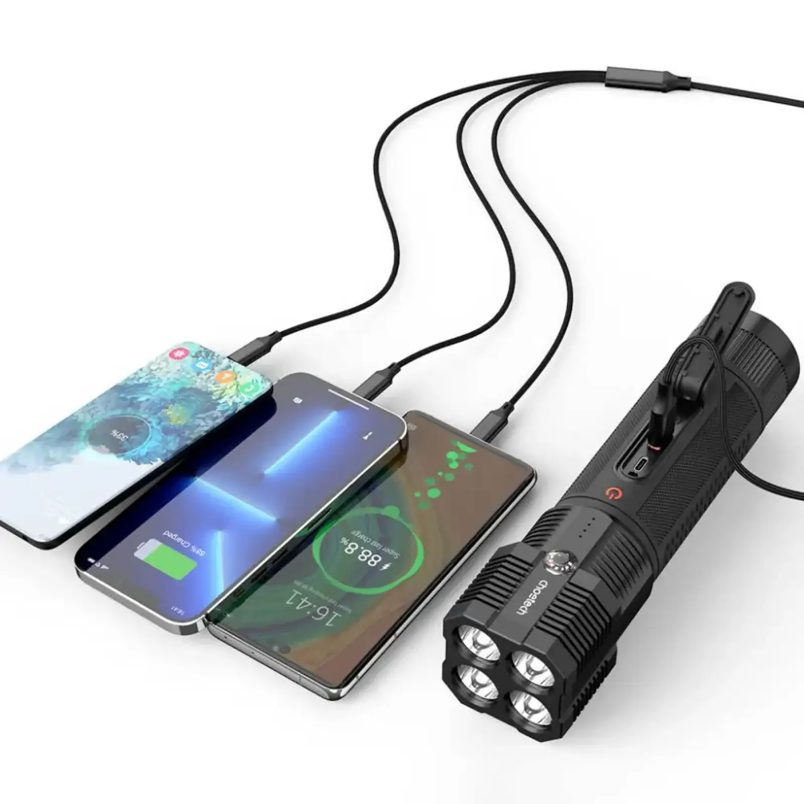 Автомобільний Jump Starter TC0016 300A, 8000mAh, LED Choetech (6932112103888) UA