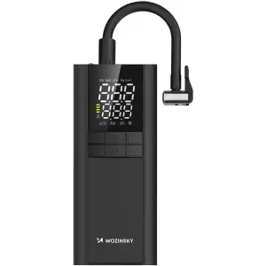 Автомобільний портативний компресор Wozinsky WPEP-8000 150 PSI, Power Bank 8000 мАг, Black (5907769384226) UA