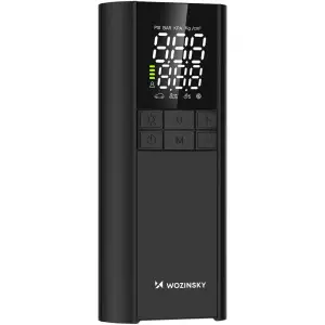 Автомобільний портативний компресор Wozinsky WPEP-8000 150 PSI, Power Bank 8000 мАг, Black (5907769384226) UA