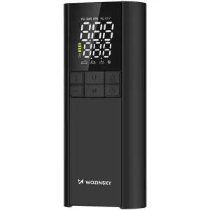 Автомобільний портативний компресор Wozinsky WPEP-8000 150 PSI, Power Bank 8000 мАг, Black (5907769384226) UA
