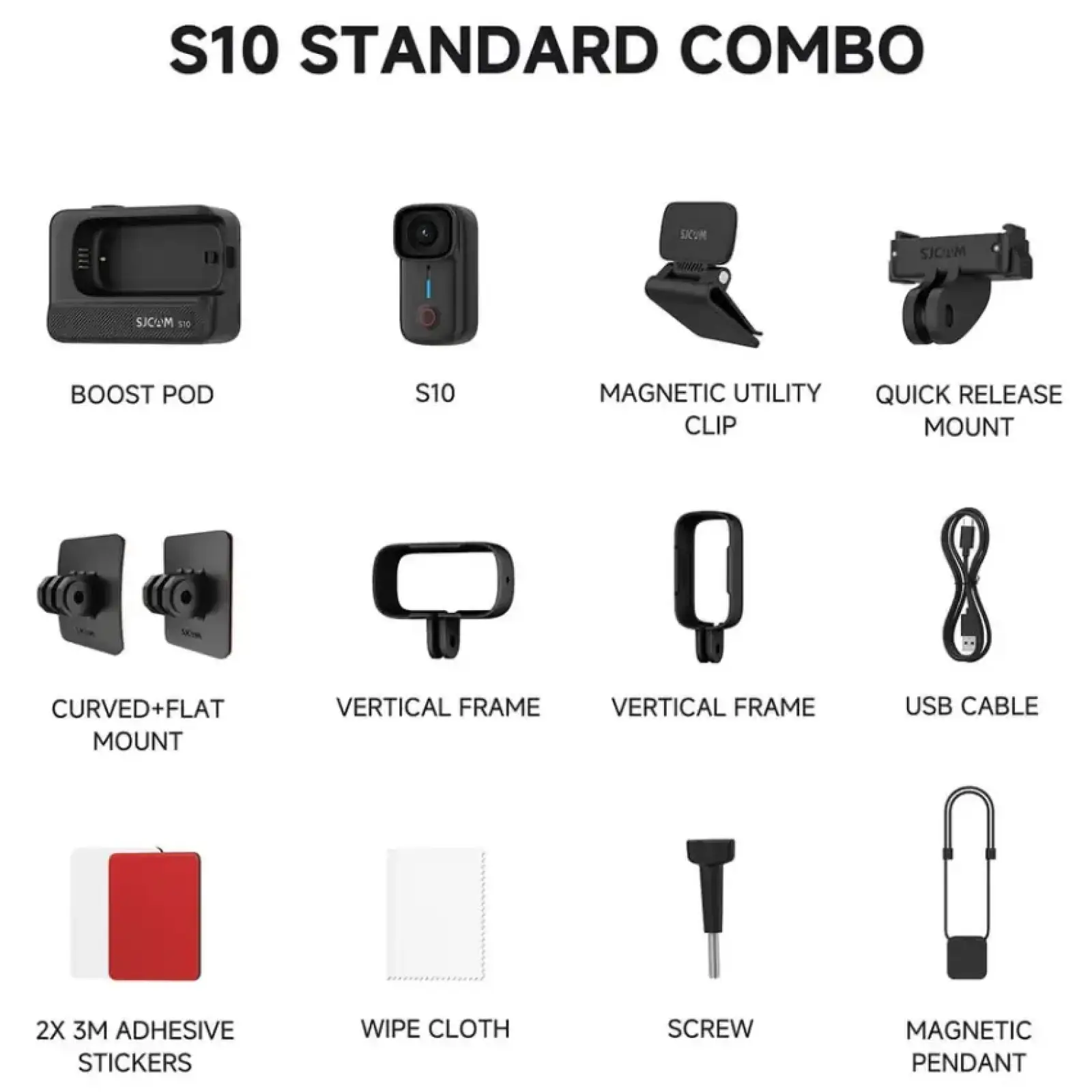 Екшн-камера SJCAM S10 128 Gb black UA