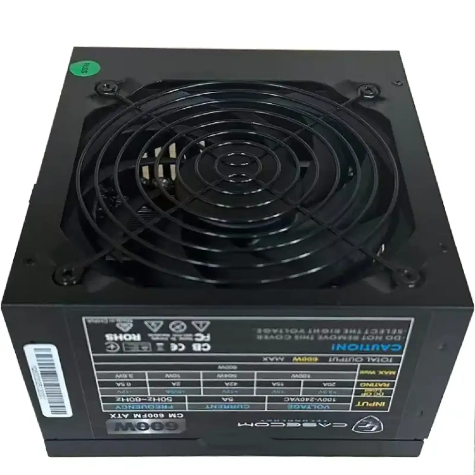 Блок живлення 600W Casecom, 120mm, Modular, Box (CM 600FM ATX) UA