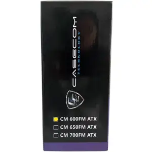 Блок живлення 600W Casecom, 120mm, Modular, Box (CM 600FM ATX) UA