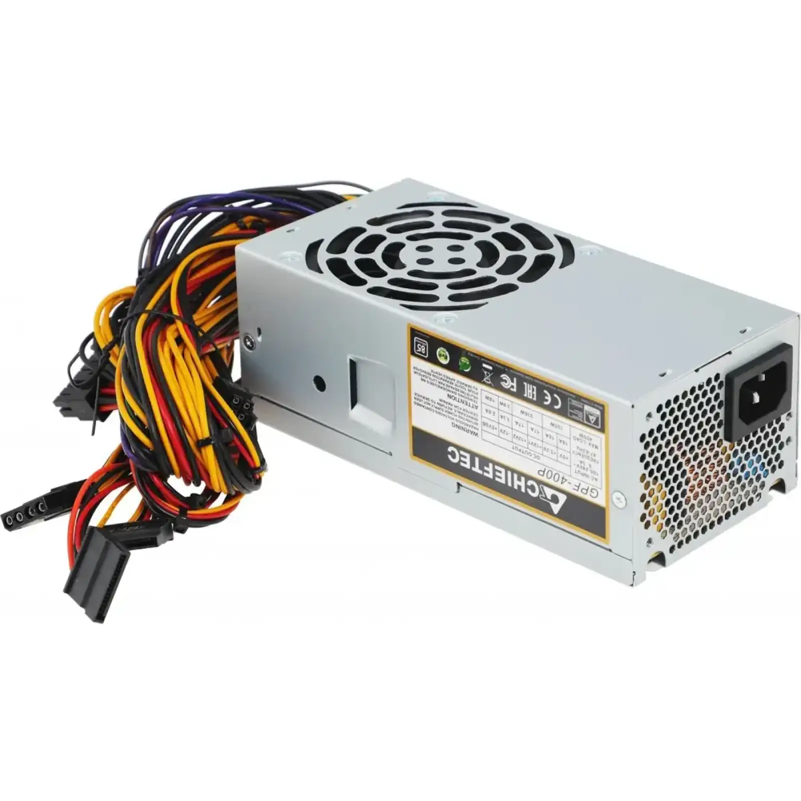 Блок питания 400W Chieftec SMART GPF-400P 80 mm fan, >85%, TFX, bulk UA