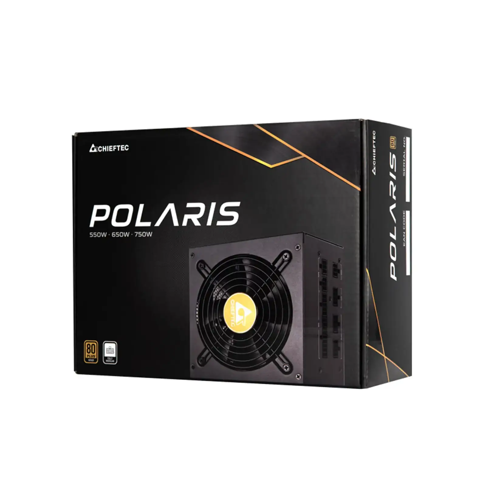 БЖ 550W Chieftec POLARIS PPS-550FC, 120 mm, 80+ GOLD, Cable management, retail UA