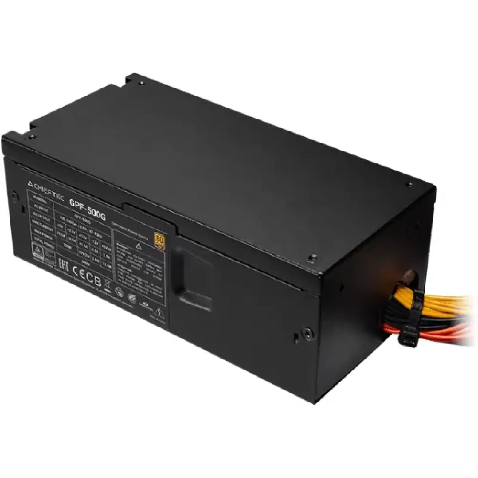БЖ 500W Chieftec SMART GPF-500G 80 mm fan, 80Plus Gold, TFX, bulk UA
