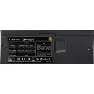 БЖ 500W Chieftec SMART GPF-500G 80 mm fan, 80Plus Gold, TFX, bulk UA