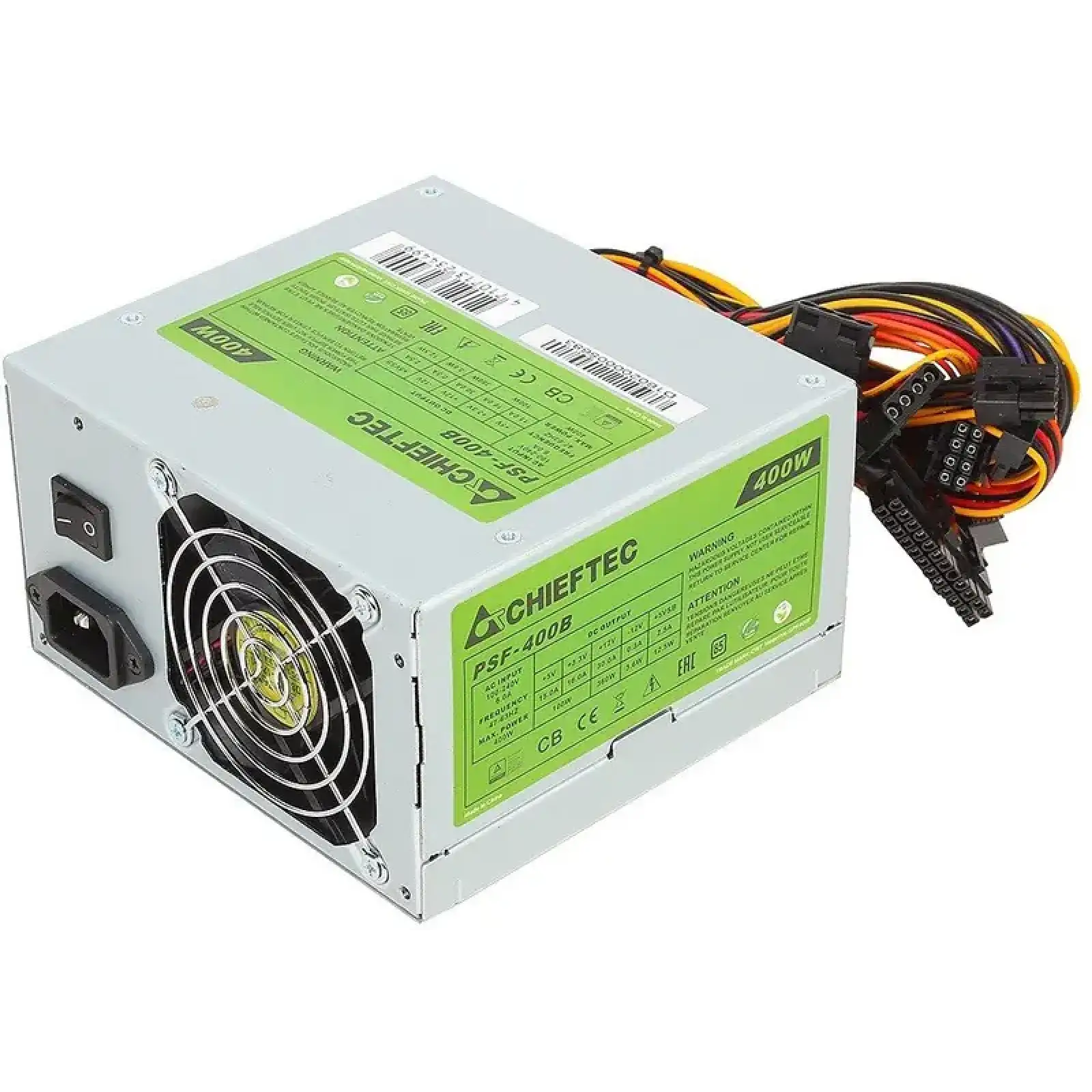Блок живлення 400W Chieftec SMART PSF-400B, 80 mm, ~85%, Bulk UA