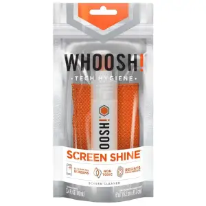 Комплект для чищення Whoosh! GO XL 100мл спрей з мікрофіброю 14см x 14см (1FG100ENFR/1FG100XLENFR) UA