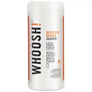 Набір для чищення Whoosh! 70 WIPES Серветки для очищення екрану 70шт з мікрофіброю 14см x14см BOX (1FGWP70ENFR/1FG70WPENFR) UA