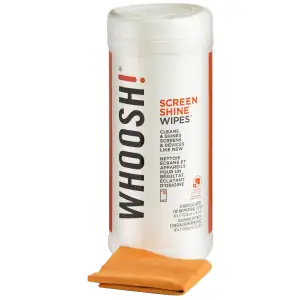 Набір для чищення Whoosh! 70 WIPES Серветки для очищення екрану 70шт з мікрофіброю 14см x14см BOX (1FGWP70ENFR/1FG70WPENFR) UA