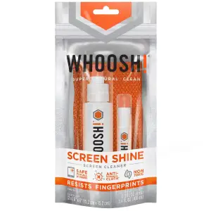 Комплект для чищення Whoosh! DUO 100мл спрей + 8мл компактний спрей з мікрофіброю 14см x 14см (2шт) (1FG108ENFR) UA