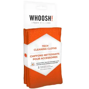 Набір для чищення Whoosh! 3 PACK CLOTHS Ганчірки з мікрофібри 3шт (35,6 х 35,6 см) (1FGCL3COM) UA