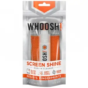 Комплект для чищення Whoosh! GO 30мл компактний спрей з мікрофіброю 14см x 14см (1FG30ENFR) UA