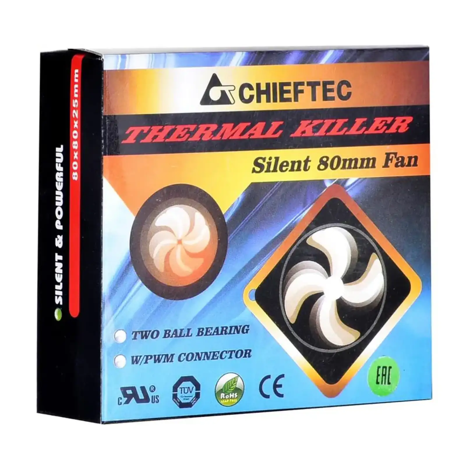 Вентилятор для корпуса 80mm Chieftec AF-0825PWM UA