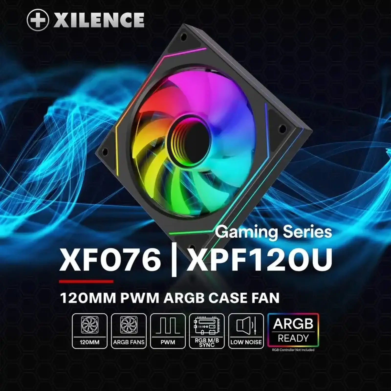 Вентилятор для корпуса 120mm Xilence XPF120U.ARGB Retail Box (XF076) UA