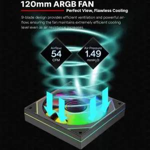 Вентилятор для корпуса 120mm Xilence XPF120U.ARGB Retail Box (XF076) UA