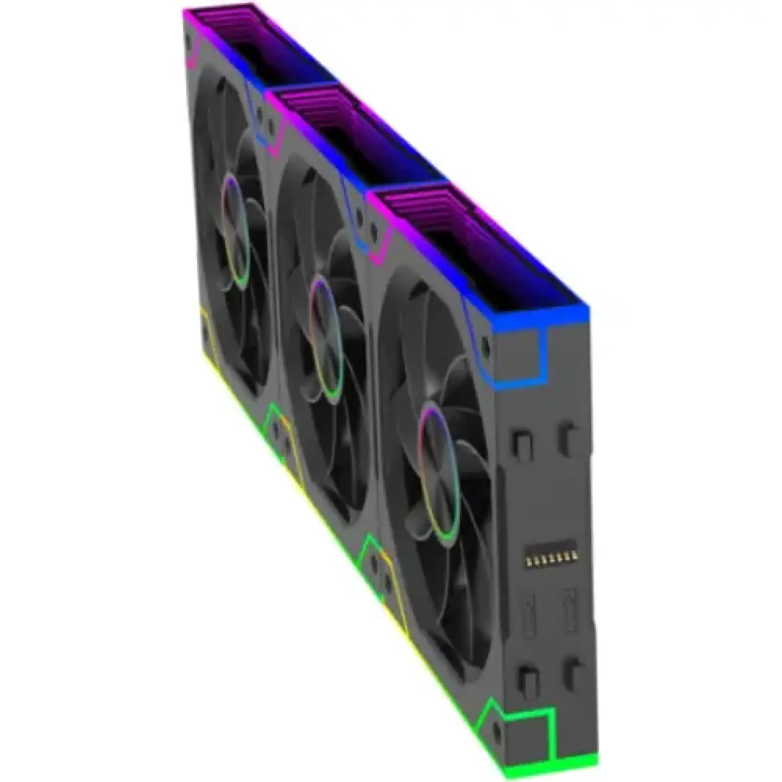 Вентилятор для корпуса 120mm*3 Xilence GAMING XPF360R.ARGB PWM REVERSE (XF073) UA