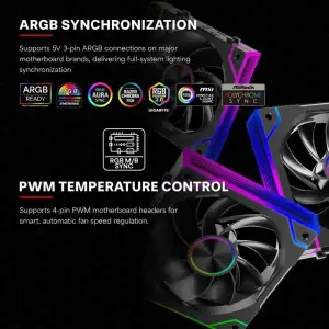 Вентилятор для корпуса 120mm*3 Xilence GAMING XPF360R.ARGB PWM REVERSE (XF073) UA