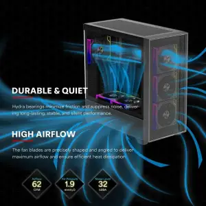 Вентилятор для корпуса 120mm*3 Xilence GAMING XPF360R.ARGB PWM REVERSE (XF073) UA