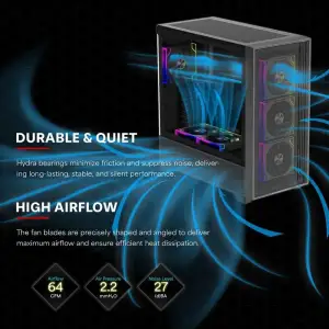 Вентилятор для корпуса 120mm*3 Xilence GAMING XPF360.ARGB PWM (XF072) UA