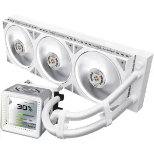 Система водяного охлаждения ASRock Steel Legend 360 LCD White UA