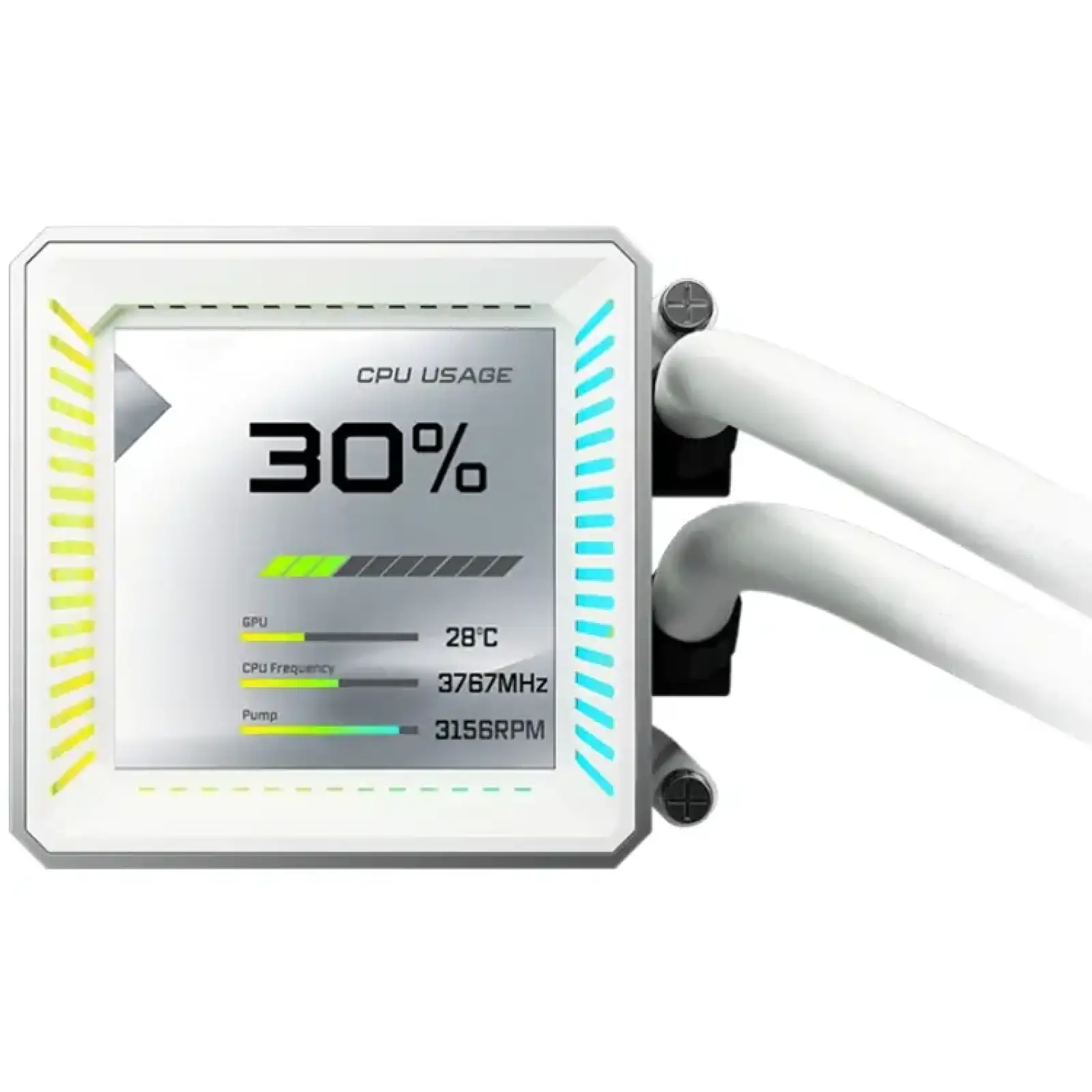 Система водяного охлаждения ASRock Steel Legend 360 LCD White UA