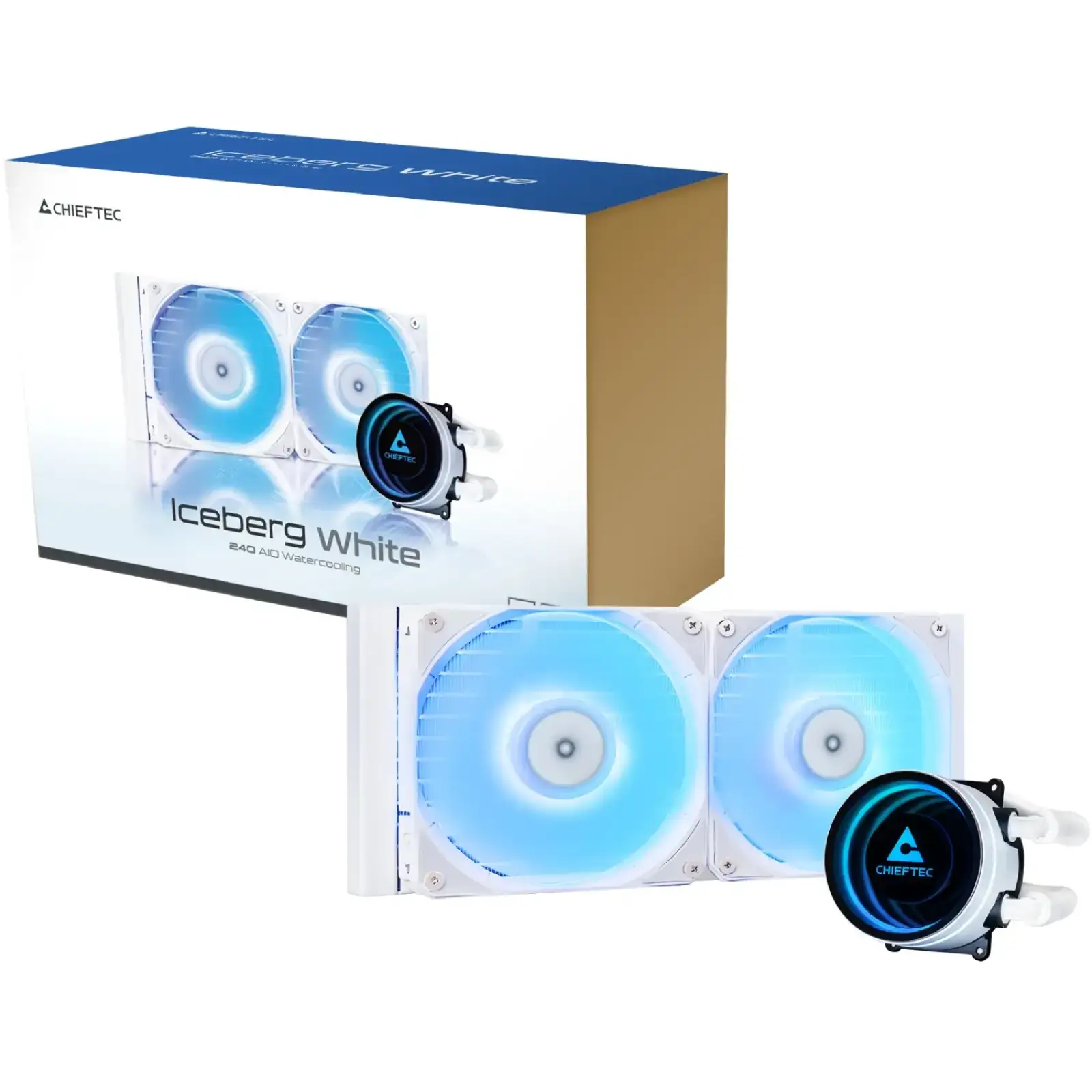 Система водяного охолодження Chieftec Iceberg 240 ARGB WHITE (CLC-240-RGB-W) UA