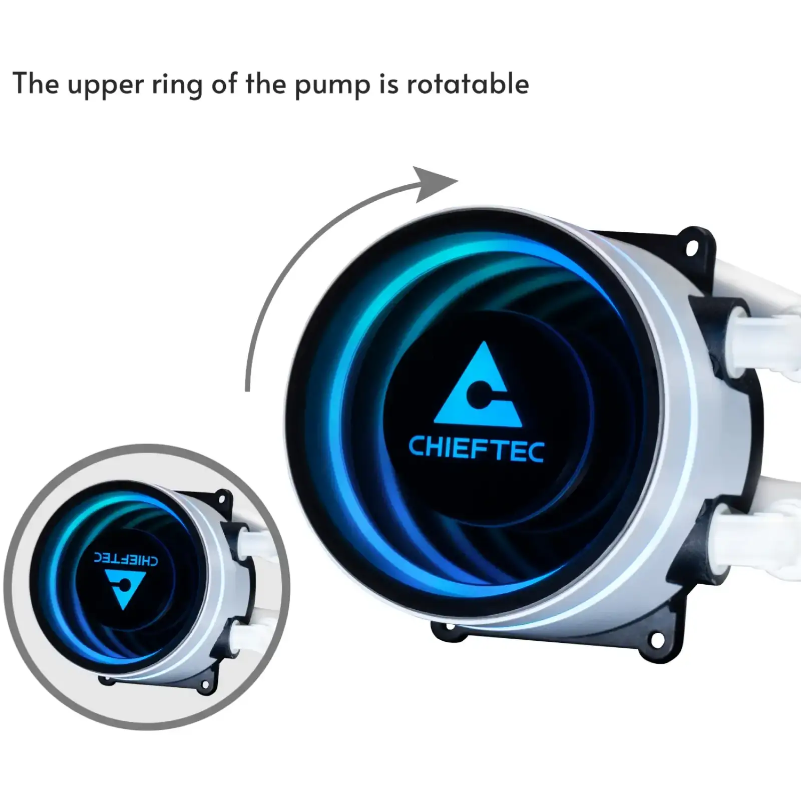 Система водяного охолодження Chieftec Iceberg 240 ARGB WHITE (CLC-240-RGB-W) UA