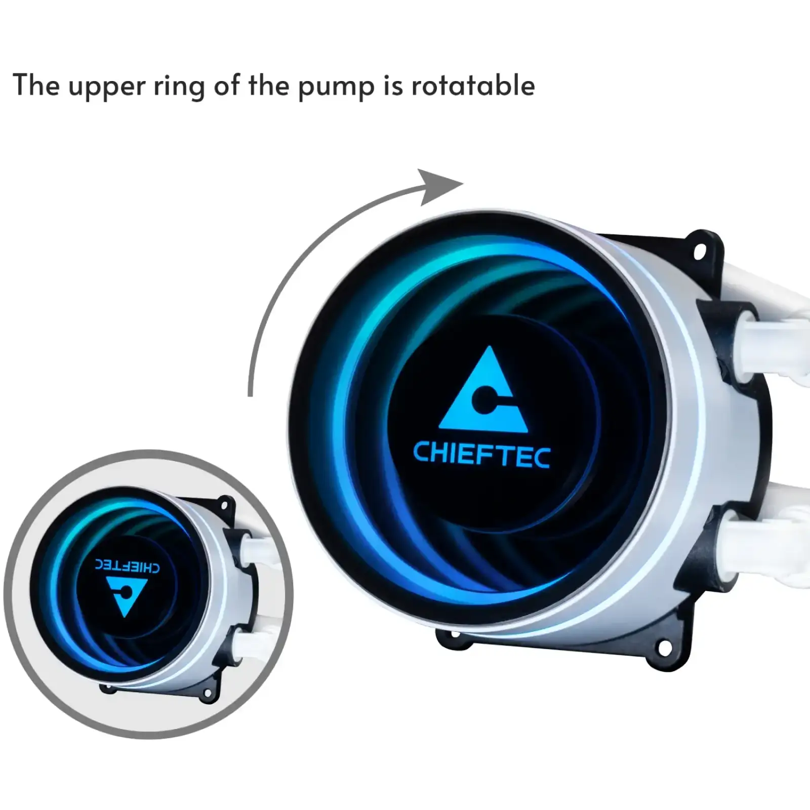 Система водяного охолодження Chieftec Iceberg 360 ARGB WHITE (CLC-360-RGB-W) UA